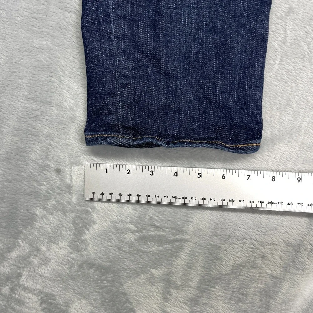 Levi's 511 Jeans Mens 34x32 Blue Denim Stretch‎ Dark Wash Red Tab Straight Leg